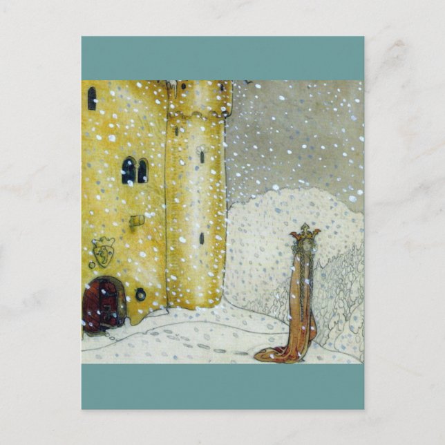 Carte Postale Princessa par le château de Snowy (Devant)