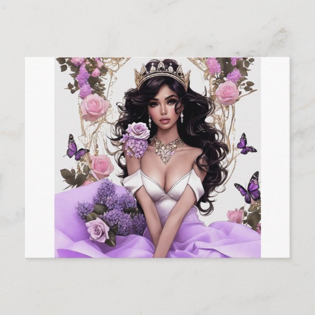 Carte Postale Princesse (Devant)