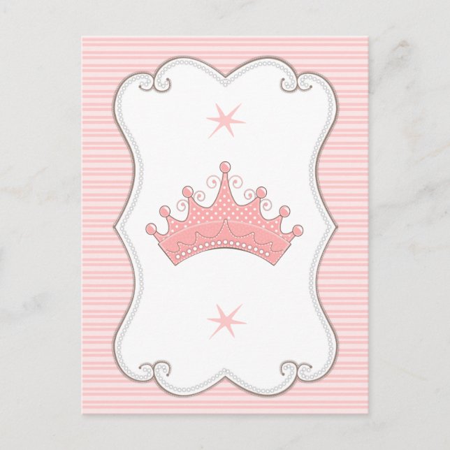 Carte Postale Princesse Anniversaire Faites vos propres Bannière (Devant)
