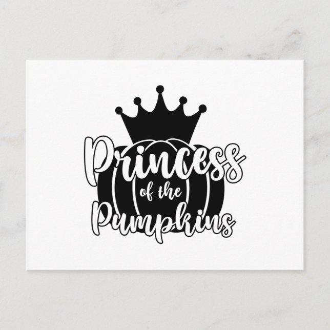 Carte Postale Princesse des Citrouilles (Devant)