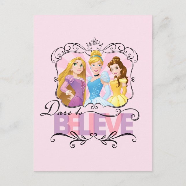 Carte Postale Princesse Disney | Oser croire (Devant)