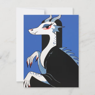 Carte Postale Princesse Dragon