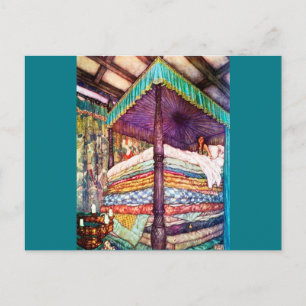 Carte Postale Princesse et Pea