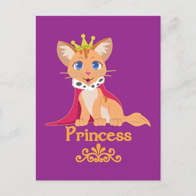 Carte Postale Princesse Kitten (Devant)