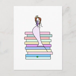 Carte Postale Princesse & le Pois