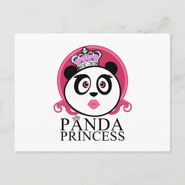 Carte Postale Princesse Panda (Devant)