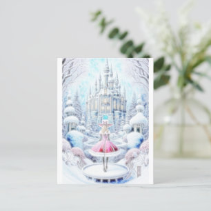 Carte Postale Princesse rose