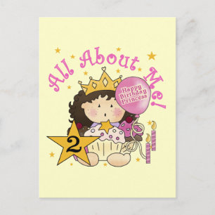 Carte Postale Princesse Tout sur moi 2e anniversaire