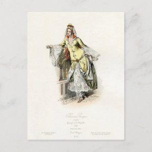 Carte Postale Princesse turque - Mode du XVIIe siècle
