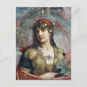 Carte Postale Princesse tzigane, art altéré