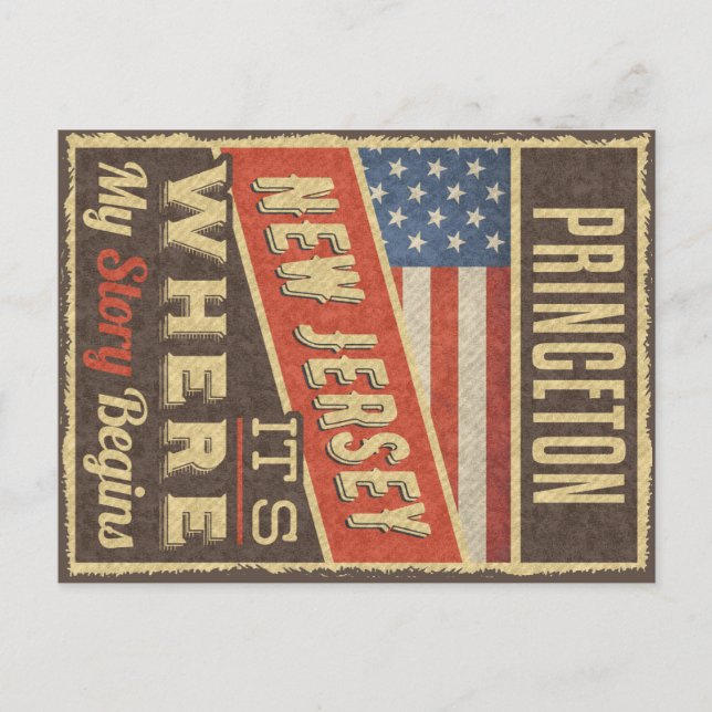 Carte Postale Princeton New Jersey (Devant)