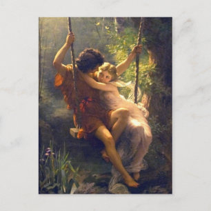 Carte Postale Printemps ~ Amateurs sur la peinture à voile