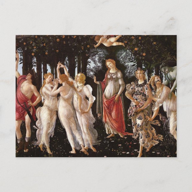 Carte Postale Printemps, Botticelli (Devant)