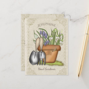 Carte Postale Printemps Dans Le Jardin