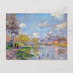Carte Postale Printemps de Claude Monet au bord de la Seine