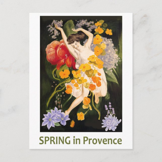 Carte Postale Printemps en Provence, France (Devant)