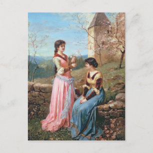 Carte Postale Printemps en Toscane