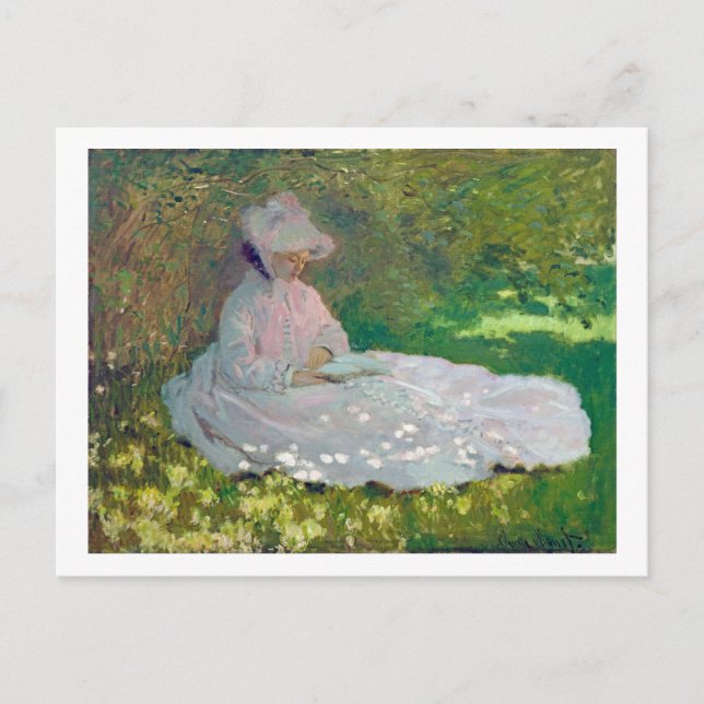 Carte Postale Printemps, Monet (Devant)
