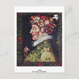 Carte Postale Printemps Par Giuseppe Arcimboldo