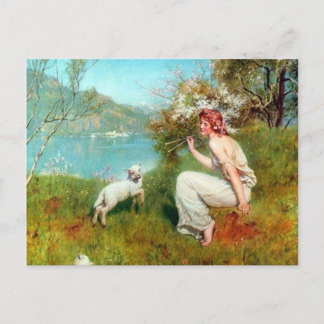 Carte Postale Printemps Par John Collier (Devant)