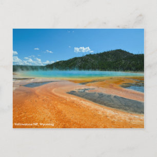 Carte Postale Printemps Prismatique à Yellowstone NP