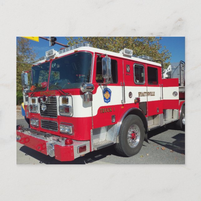 Carte Postale Prise D'Incendie À L'Écran (Devant)