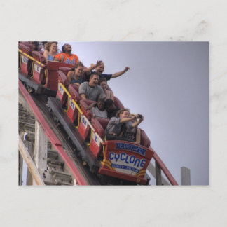 Carte Postale Prise d'un individu Potrait sur le Cylone