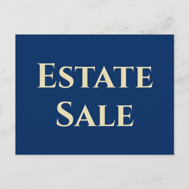 Carte Postale Prise en charge des ventes immobilières (Devant)