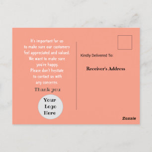 Carte Postale Prise en charge d'un client