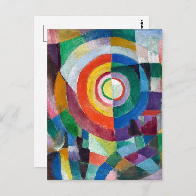 Carte Postale Prismes électriques no 41 | Sonia Delaunay | (Devant / Derrière)