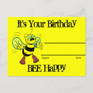 Carte Postale Prix de reconnaissance d'anniversaire