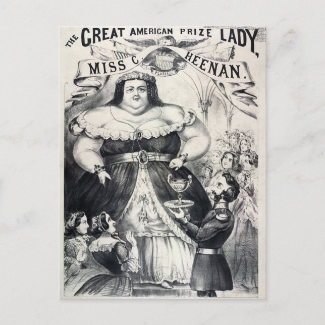 Carte Postale Prix Fat Lady (Devant)