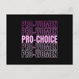 Carte Postale Pro Women Pro Choice - Droits d'avortement