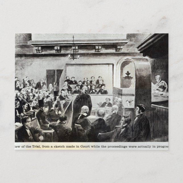 Carte Postale Procès de Madeleine Smith, 1857 (Devant)