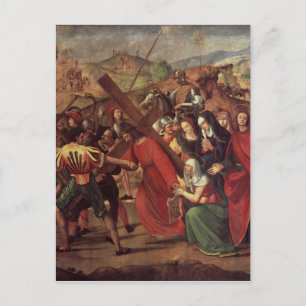 Carte Postale Procession au calvaire, c.1505