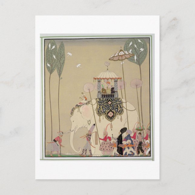 Carte Postale Procession impériale (litho couleur) (Devant)