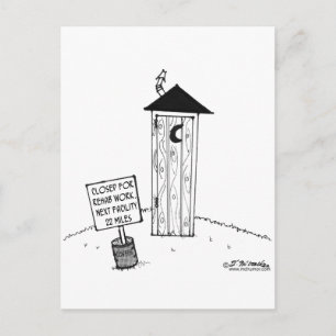 Carte Postale Prochain dessin Outhouse 22 MilesOutho