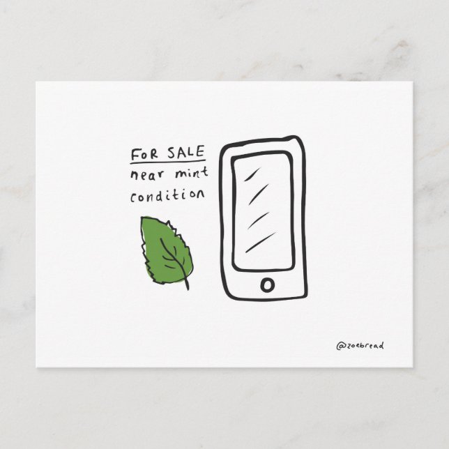 carte postale proche de la menthe (Devant)