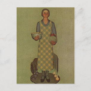 Carte Postale Produit de l'Iowa par Grant Wood