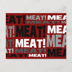 Carte Postale Produit de viande