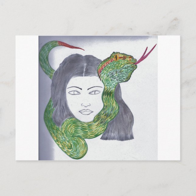 Carte Postale Produits d'amour de serpent (Devant)