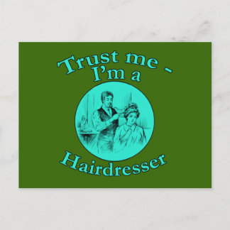 Carte Postale Produits de coiffeur Fiez-vous à moi