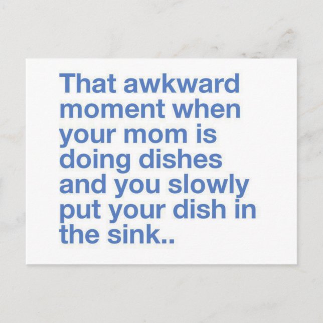 Carte Postale Produits de devis amusants (Devant)