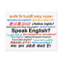Produits de langues diverses - Parlez anglais?