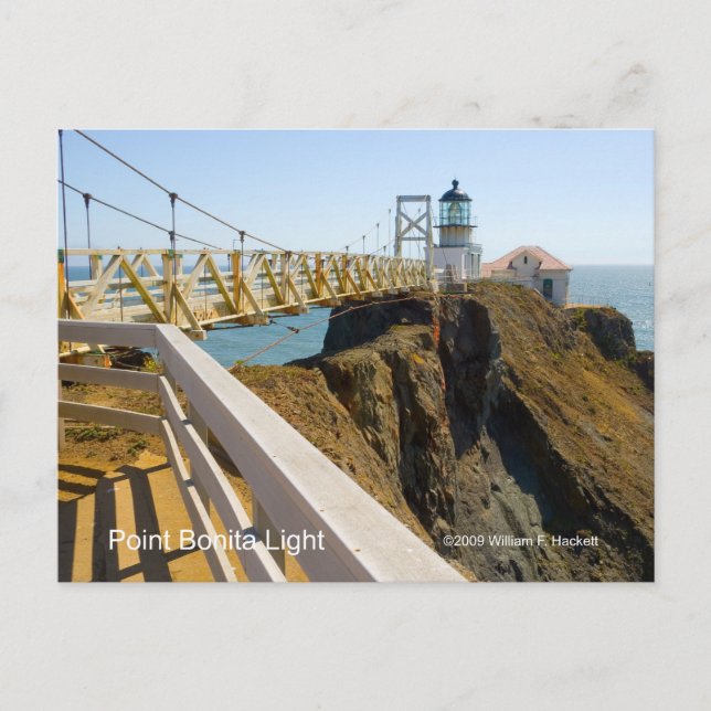 Carte Postale Produits de Point Bonita Light California (Devant)