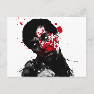 Carte Postale Produits de tir à la tête Zombie