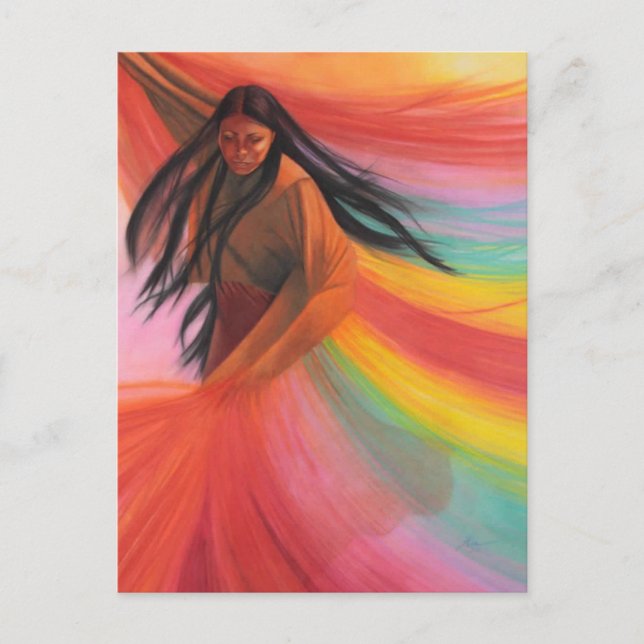 Carte Postale Produits en papier amérindiens (Devant)