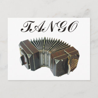 Carte Postale Produits et designs Tango ! La musique argentine !
