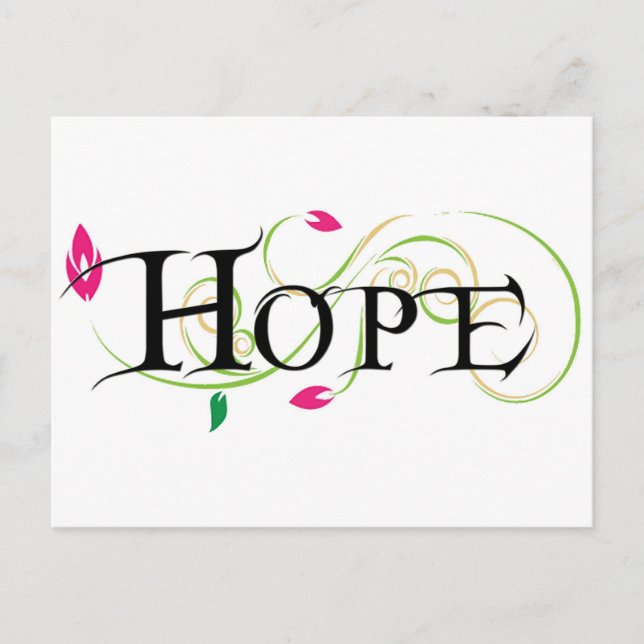 Carte Postale Produits Hope (Devant)