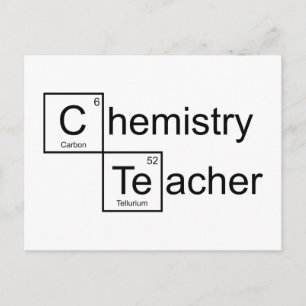 Carte Postale Professeur de chimie